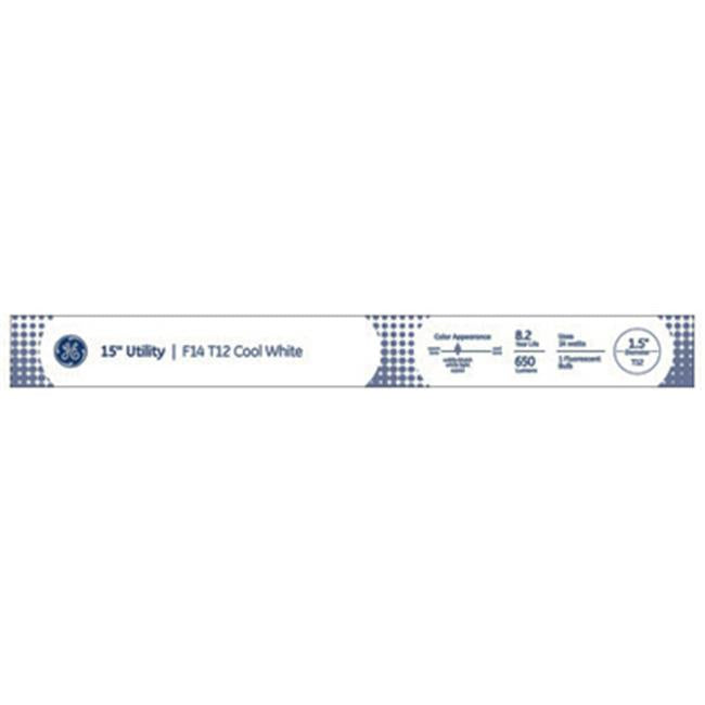 GE Lighting 10117 15 in. 14W Cool White Fluorescent Light Bulb - Pack Of 6