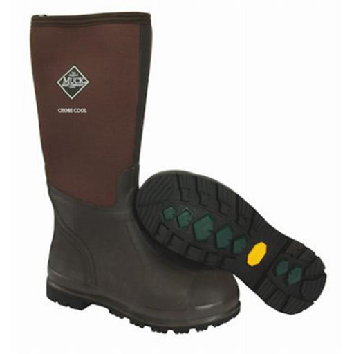 Muck Boot CHCT900-13 Size 13 Men Chore Cool Hi Boots&#44; Brown
