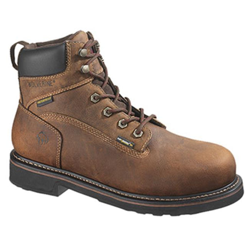 Wolverine W10080 10.5EW Size 10.5 Extra Wide 6 in. Brown Mens Brek Boot