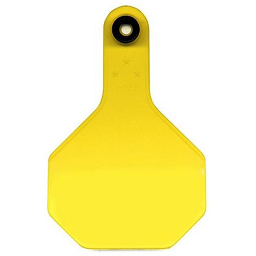 Y-Tex 7713000 3 Star Blank Tag - Medium&#44; Yellow