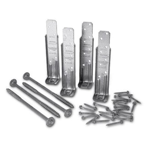 Simpson Strong Tie DTT1Z-KT Galvanized Deck Tension Tie Kit With Fastenersm&#44; 14 ga.