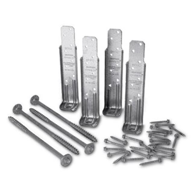 Simpson Strong Tie DTT1Z-KT Galvanized Deck Tension Tie Kit With Fastenersm&#44; 14 ga.