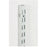 Closetmaid 280400 48 in. Shelf Track Standard&#44; White