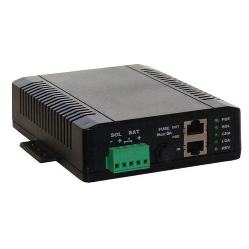 Tycon Systems TP-SCPOE-1248 Poe & Solar 8A Dual Input Battery Charging Controller - 12V In And 48V POE Out