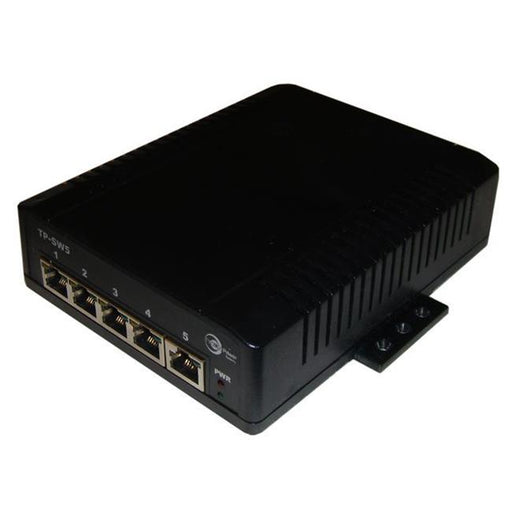 Tycon Systems TP-SW5G-NC 5 Port High Power Passive POE Gigabit Switch - 12-56V