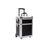 TZ Case AB-311T BH Wheeled Two Section Beauty Case&#44; Black Hole - 16.5 x 8.25 x 12 in.