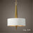Uttermost 21264 Obeliska 3 Light Gold Chandelier