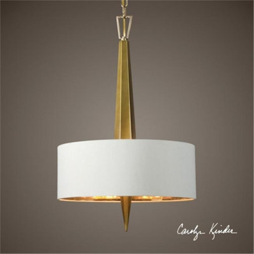 Uttermost 21264 Obeliska 3 Light Gold Chandelier