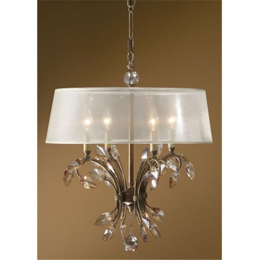Uttermost 21245 25 in. H x 21 in. W x 0 in. D Alenya  4 Lt Chandelier