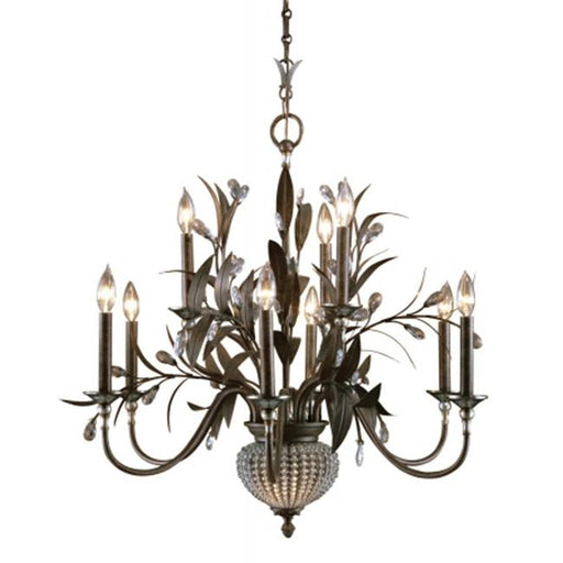 Uttermost 21094 Cristal De Lisbon  9 Plus 2 Lt Chandelier - Metal Plus Poly Plus Crystal