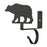 Village Wrought Iron CUR-SB-14 Bear Curtain Shelf Brackets