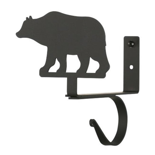 Village Wrought Iron CUR-SB-14 Bear Curtain Shelf Brackets