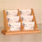 Wooden Mallet BCC2-6LO 6 Pocket Countertop Business Card Holder in Light Oak