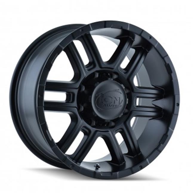 ION 179-8981MB 8-165.1 PCD Matte Black Wheel