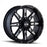 ION 184-22178M 8-180 PCD Satin Black & Milled Spokes Wheel