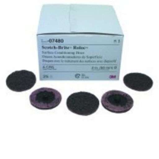 3M MMM7481 Disc Roloc 2 Md 25-Box Red