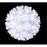 Queens of Christmas S-100SPH-PW-7.5 7.5 in. Sphere 100 MM Pure White LEDs