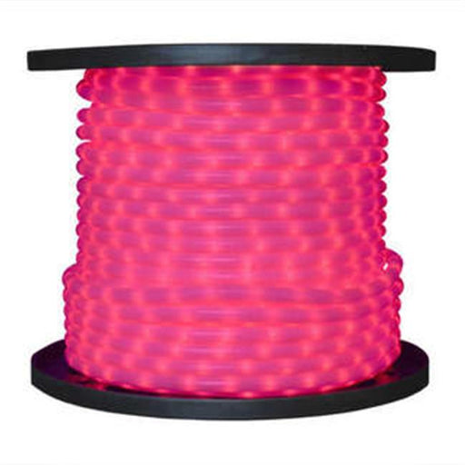 10 mm. Spool Of Pink LED Ropelight&#44; 150 ft.