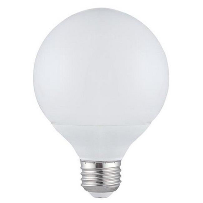 15 watt 3500 K Globe CFL Light Bulb&#44; Frost - Pack of 4