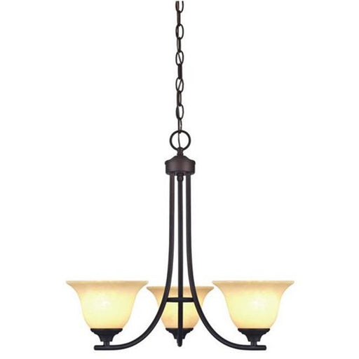 Westinghouse 6221500 Kings Canyon Three Light Indoor Chandelier&#44; Oil Rubbed Bronze