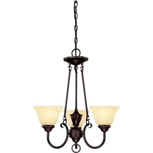 Westinghouse 6222400 Elena Three Light Indoor Chandelier&#44; Dark Bronze