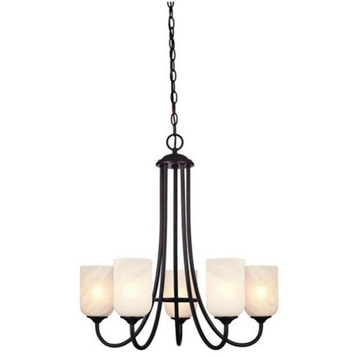 Westinghouse 6224000 Treebridge Station Five Light Indoor Chandelier&#44; Espresso