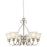Westinghouse 6226400 Fontane Six Light Indoor Chandelier&#44; Brushed Nickel