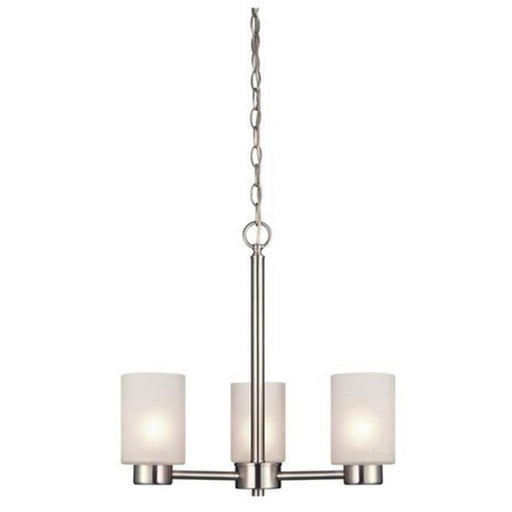 Westinghouse 6227500 Sylvestre Three Light Indoor Chandelier&#44; Brushed Nickel