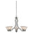 Westinghouse 6228600 Fallon Five Light Indoor Chandelier&#44; Satin Platinum