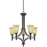 Westinghouse 6342900 Montrose Five Light Indoor Chandelier&#44; Oil Rubbed Bronze with Aged Bronze Highlights