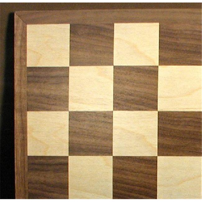 15 in. Walnut-Maple Chess Board