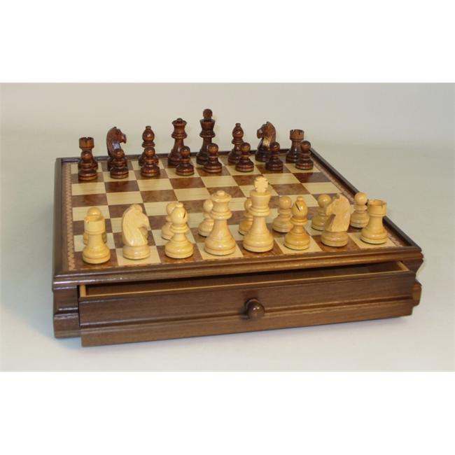 Wood Inlaid Chest and Men