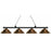 Zlite 200-4MB-SAC 4 Light Island&#44; Billiard Light With Stepped Antique Copper Shades