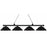 Zlite 200-4MB-SMB 4 Light Island&#44; Billiard Light With Stepped Matte Black Metal Shades