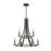 Zlite 2010-9BRZ 9 Bulb Chandelier Light - Brushed Nickel