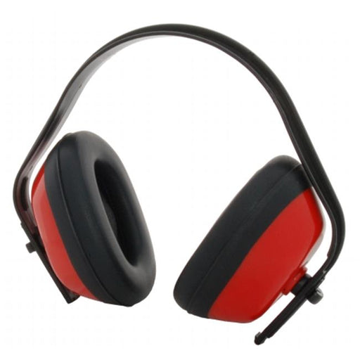 Zenport EM101-10PK Standard Ear Muffs Red Black&#44; Box of 10